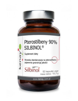 Pterostilbeny 90% Silbinol® (60 kaps.)