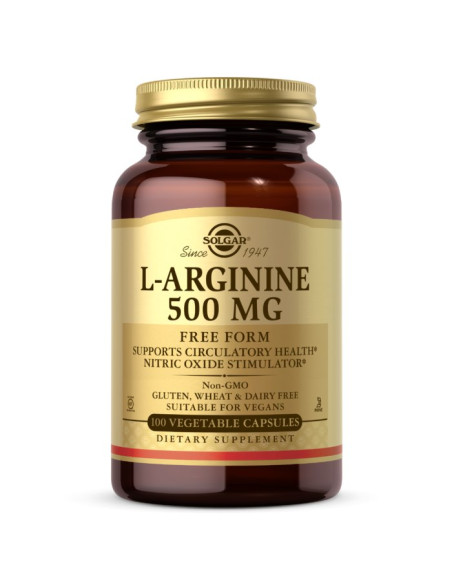 L-Arginine Free Form 500 mg (100 kaps.)