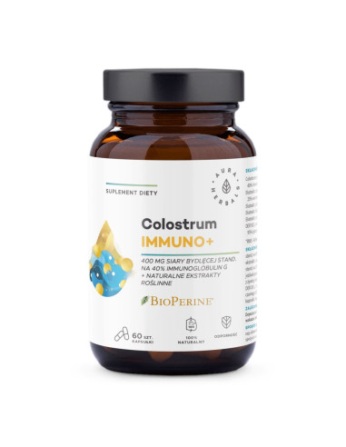 Colostrum Immuno + BioPerine (60 kaps.)