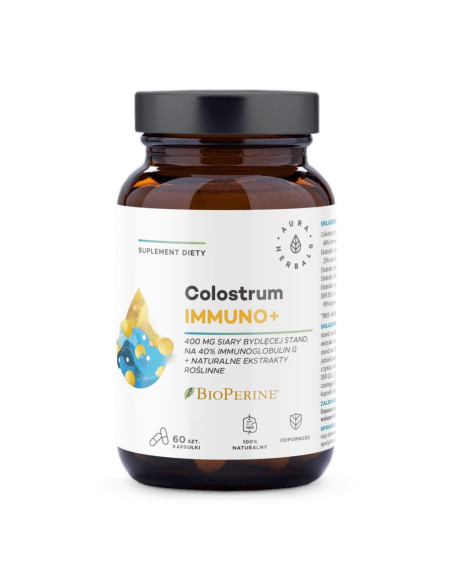Colostrum Immuno + BioPerine (60 kaps.)