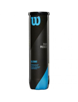Piłki do tenisa ziemnego wilson tour premier all court 4 szt wrt119400