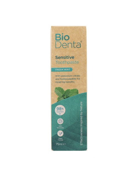 Beconfident Biodenta Pasta Do Zębów Wrażliwych O Smaku Świeżej Mięty (75 Ml)