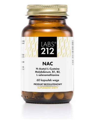 Labs212 Nac - N-Acetylo-L-Cysteina 300 Mg (60 Kaps.)