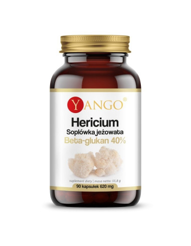 Hericium - ekstrakt 40% beta-glukanu (90 kaps.)