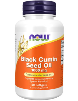 Now Foods Black Cumin Seed Oil - Czarnuszka (60 Kaps.)