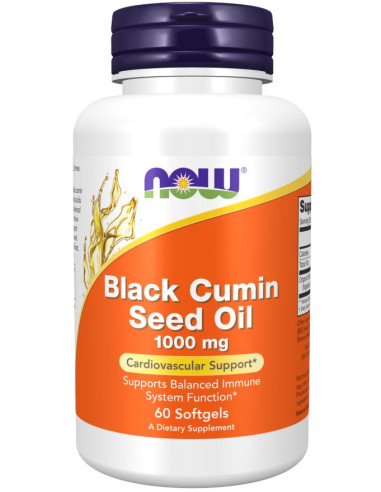 Now Foods Black Cumin Seed Oil - Czarnuszka (60 Kaps.)