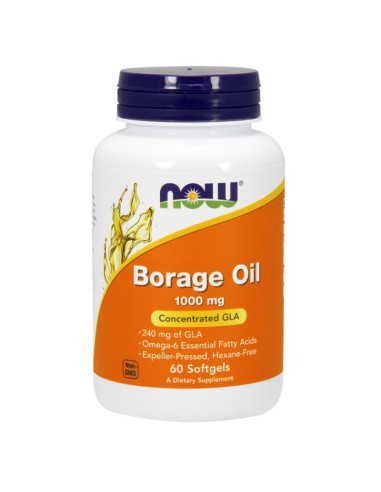 Borage Oil GLA - Olej z Ogórecznika 1000 mg (60 kaps.)