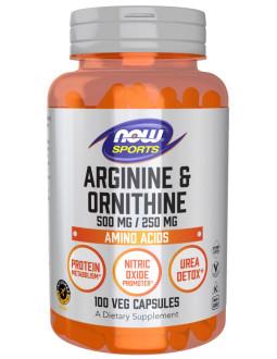 Arginine 500 mg + Ornithine 250 mg (100 kaps.)