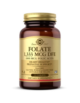 Folate 1333 mcg DFE (800 mcg Folic Acid) (250 tabl.)