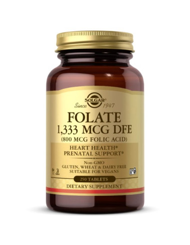 Folate 1333 mcg DFE (800 mcg Folic Acid) (250 tabl.)
