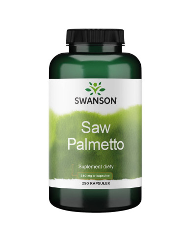 Swanson Saw Palmetto 540 Mg - Palma Sabałowa (250 Kaps.)
