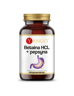 Betaina HCL  + Pepsyna (90 kaps.)