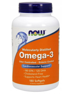 Omega-3 Molecularly Distilled (180 kaps.)