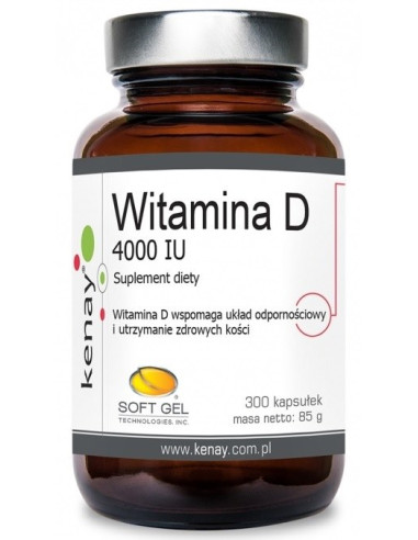 Witamina D3 4000 IU (300 kaps.)