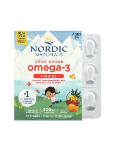 Nordic Omega-3 Fishies (36 żelków)