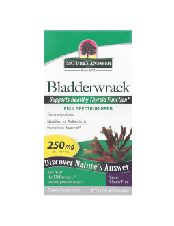 Nature's Answer Bladderwrack 250 Mg - Morszczyn Pęcherzykowaty (90 Kaps.)