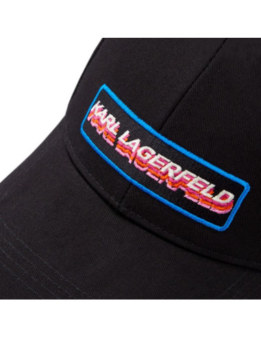 Czapka z daszkiem karl lagerfeld k/futuristic logo cap