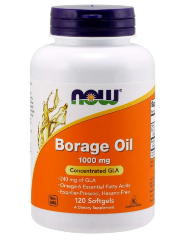 Borage Oil GLA - Olej z Ogórecznika 1000 mg (120 kaps.)