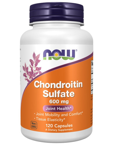 Now Foods Chondroitin Sulfate - Siarczan Chondroityny 600 Mg (120 Kaps.)