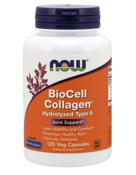 BioCell Collagen - Hydrolizowany Kolagen typu II + Chondroityna + Kwas hialuronowy (120 kaps.)