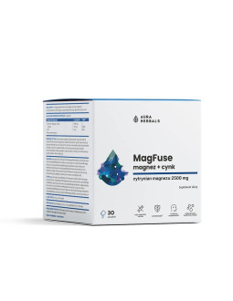 Aura Herbals Magfuse: Magnez + Cynk (30 Szt.)