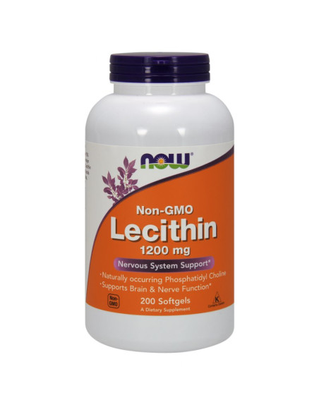 Lecytyna 1200 mg non GMO (200 kaps.)