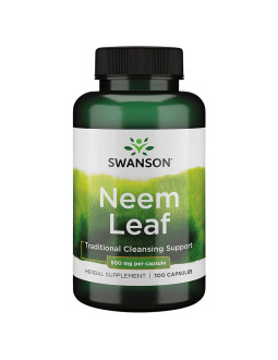 Swanson Neem Leaf 500 Mg - Miodla Indyjska (100 Kaps.)