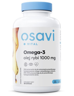 OSAVI Omega-3 olej rybi 1000 mg (180 kaps.)