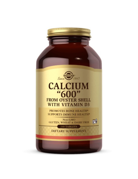 Calcium „600” from Oyster Shell with Vitamin D3 (240 tabl.)