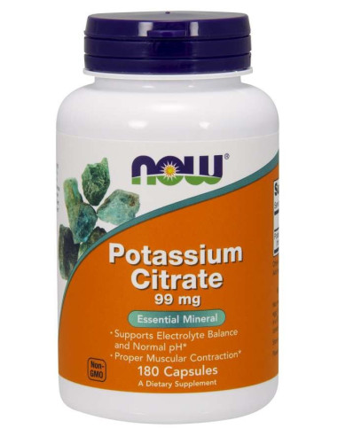 Potassium Citrate - Cytrynian Potasu 99 mg (180 kaps.)
