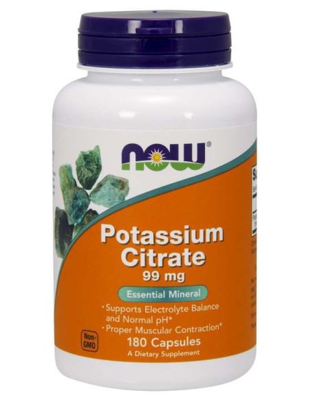 Potassium Citrate - Cytrynian Potasu 99 mg (180 kaps.)