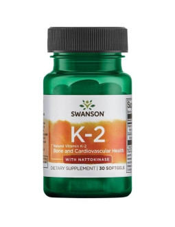 Witamina K2 + Nattokinaza (30 kaps.)
