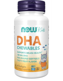 DHA dla dzieci do żucia 100 mg (60 kaps.)