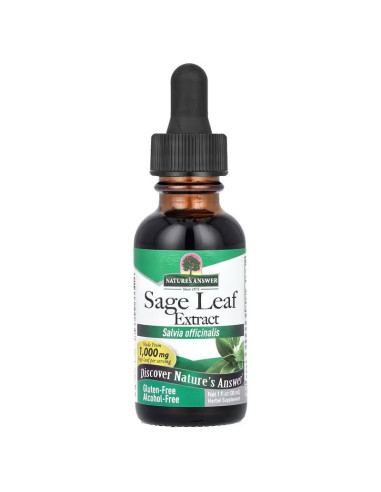 Nature's Answer Sage Leaf Extract - Ekstrakt Z Liści Szałwii (30 Ml)