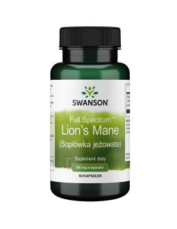 Full Spectrum Lion's mane - Soplówka Jeżowata 500 mg (60 kaps.)