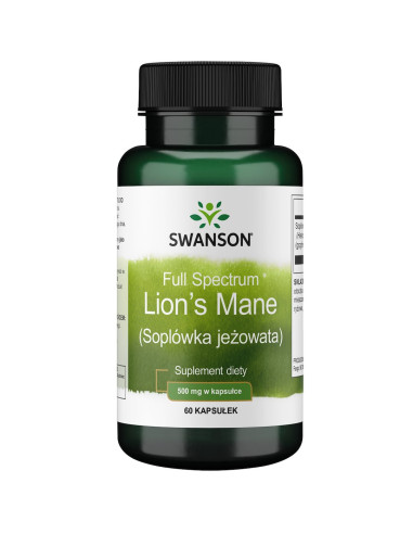 Full Spectrum Lion's mane - Soplówka Jeżowata 500 mg (60 kaps.)