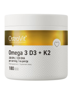 Ostrovit Omega 3 D3+K2 (180 Kaps.)