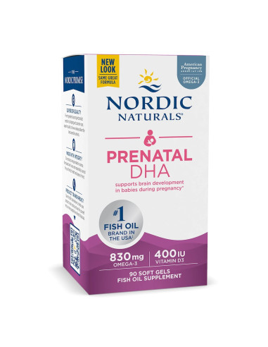 Prenatal DHA Omega 3 i Witamina D3 - unflavored formula (90 kaps.)