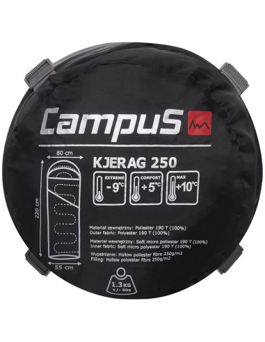 Śpiwór campus kjerag 250 right sleeping bag