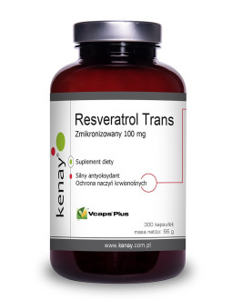 Zmikronizowany Resveratrol 100 mg (300 kaps.)