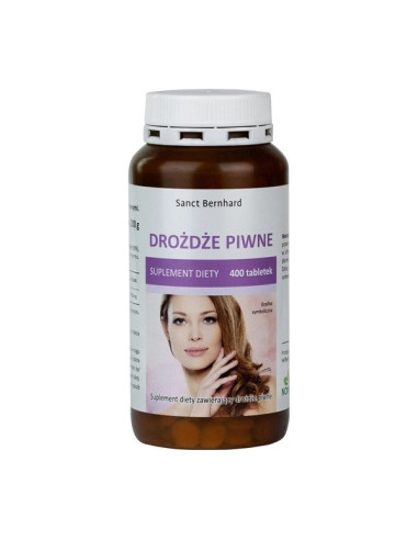 Krauterhaus Sanct Bernhard Drożdże Piwne (400 Tabl.)