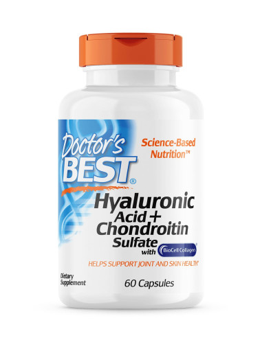 Hyaluronic Acid + Chondroitin Sulfate with BioCell Collagen (60 kaps.)