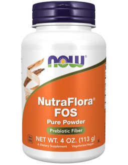 Now Foods Nutraflora® Fos - Fruktooligosacharydy W Proszku (113 G)