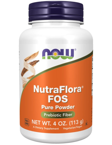 Now Foods Nutraflora® Fos - Fruktooligosacharydy W Proszku (113 G)