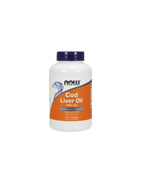 Cod Liver Oil - Tran 650 mg (250 kaps.)