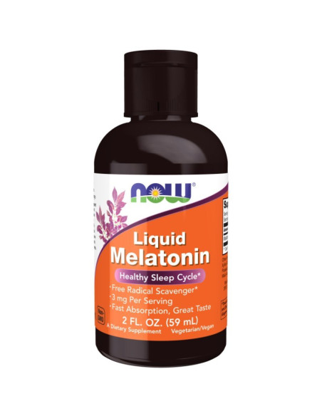 Now Foods Liquid Melatonin - Melatonina (59 Ml)
