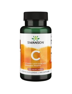 Vitamin C with Rose Hips (100 kaps.)