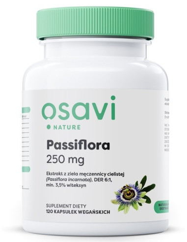 OSAVI Passiflora - ekstrakt 250 mg (120 kaps.)