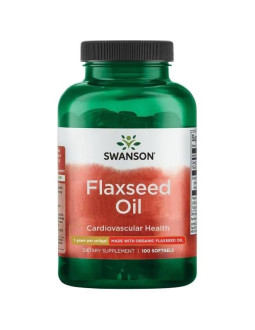 Flaxseed Oil 1000 mg (100 kaps.)