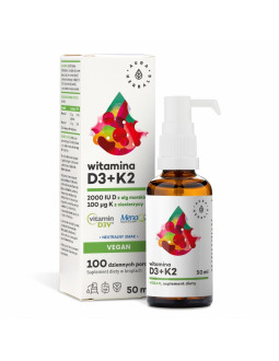 Witamina D3 2000 IU + K2 Vegan (50 ml)